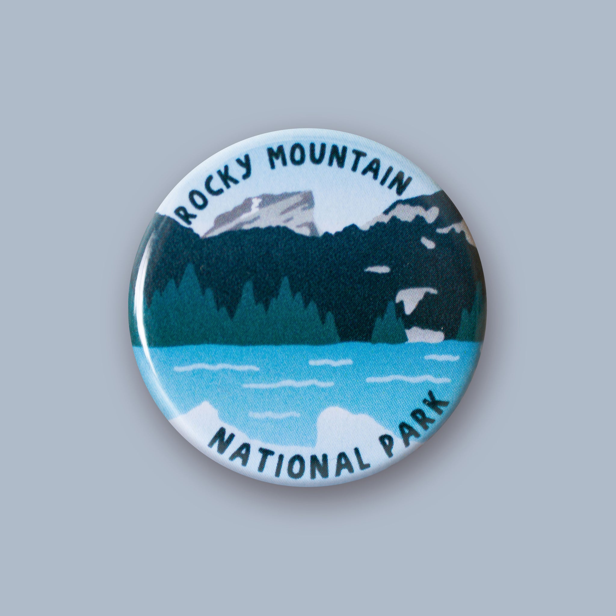 Rocky Mountain National Park Merit Badge Button