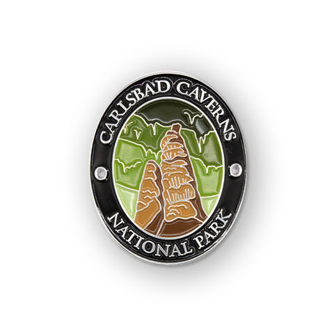 Carlsbad Caverns National Park Traveler Walking Stick Medallion