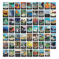 63 National Park Traveler Pin Complete Collection