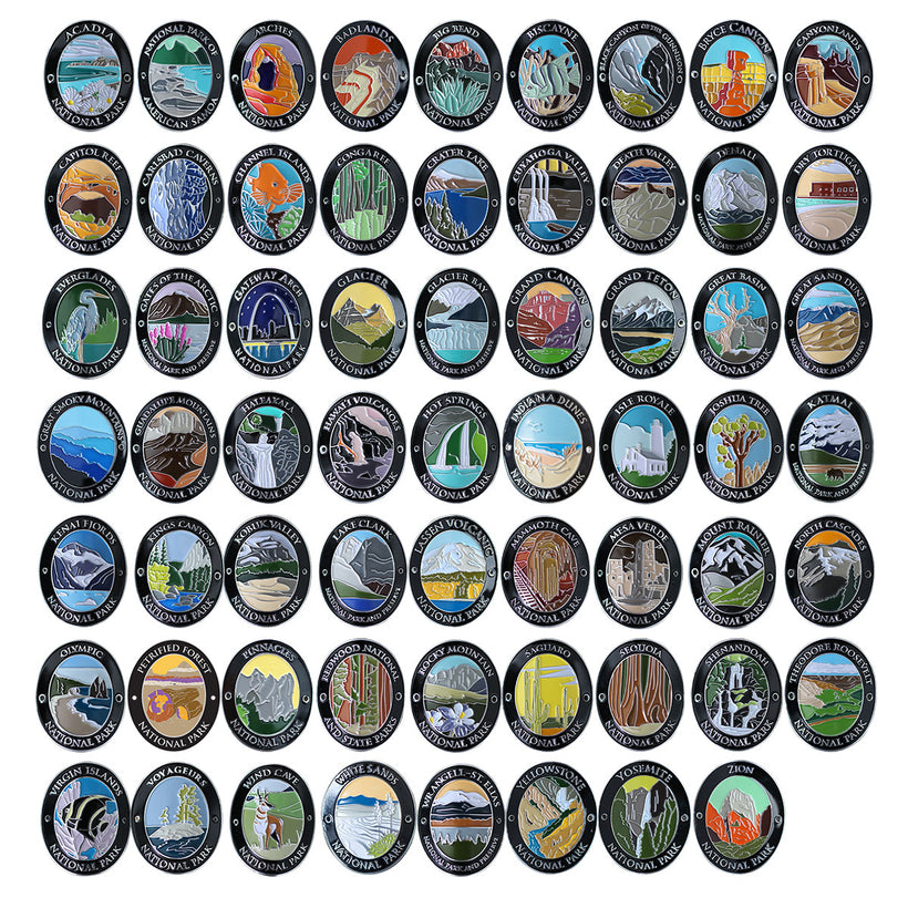 National Park Traveler Adventure Medallions