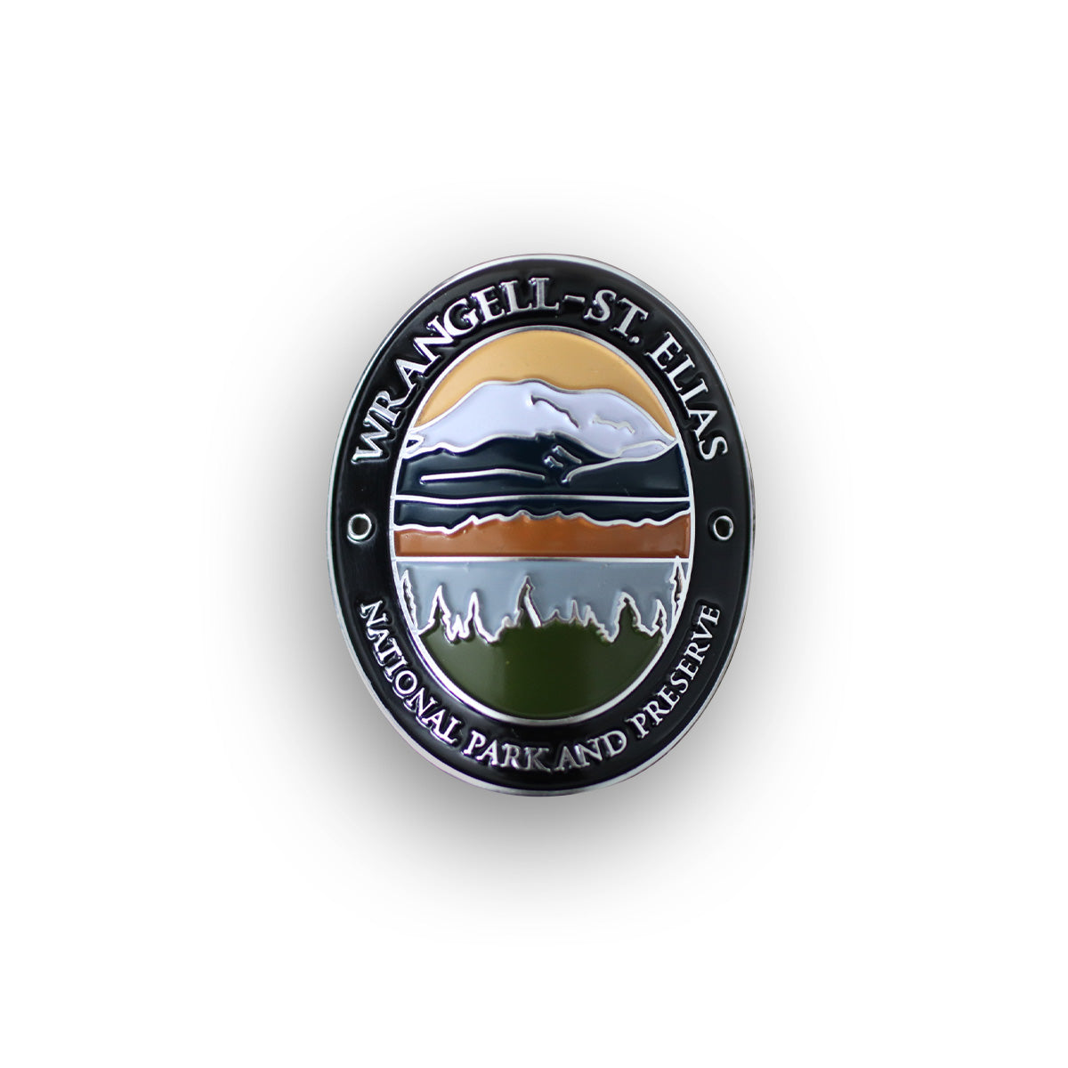 Wrangell-St. Elias National Park and Preserve Traveler Walking Stick Medallion