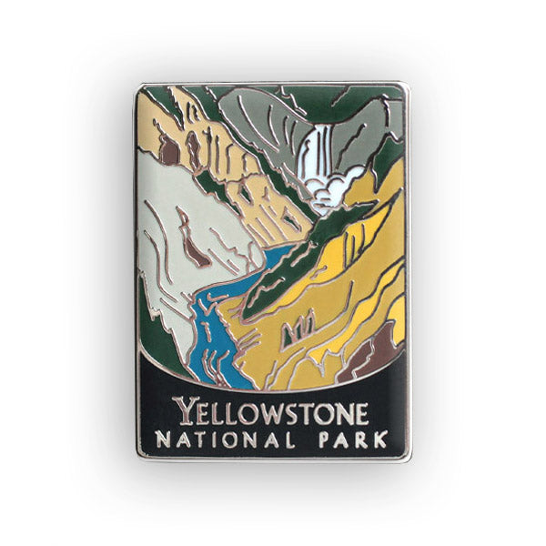 Yellowstone National Park Traveler Pin