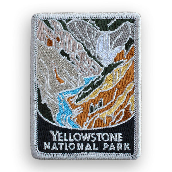 Lot Of 4 - Vintage - National Park - Patches - Yellow Stone And Grand Teton