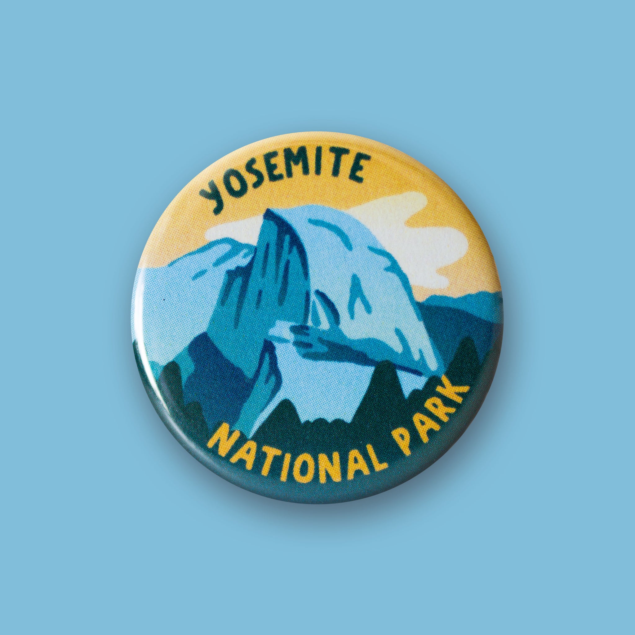 Yosemite National Park Merit Badge Button