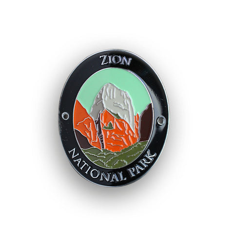 Zion National Park Traveler Walking Stick Medallion
