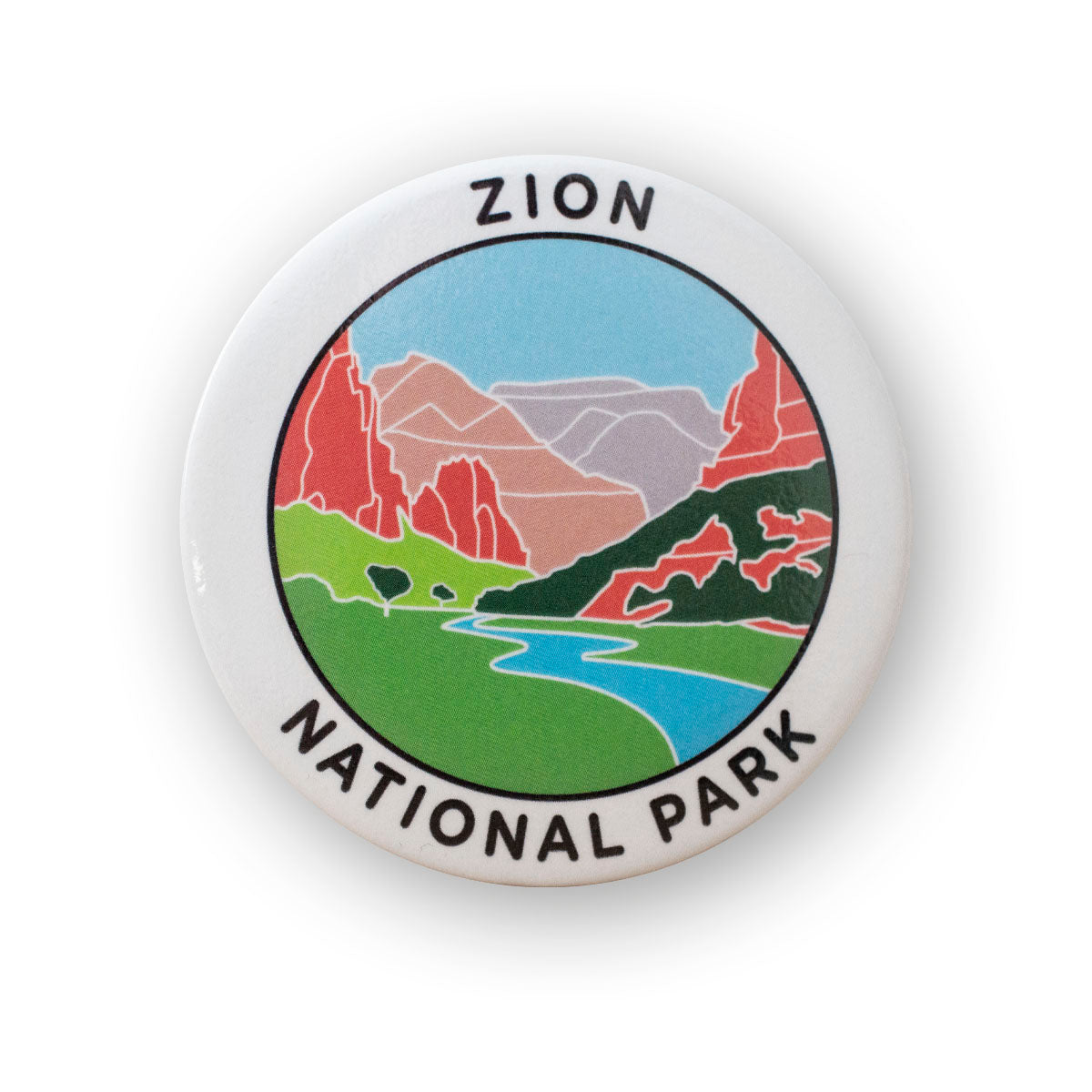 Zion National Park Metal Magnet
