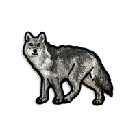 Gray Wolf Embroidered Patch